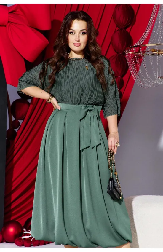 Платье Vittoria Queen 26913 зеленый