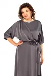 Платье Ольга Стиль С959 серый