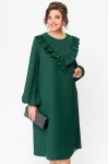 Платье Swallow 710 темный изумруд