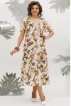Платье Mira Fashion 5673 оттенки бежевого