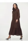 Платье Your Size 2274/164 Шоколадно-коричневый
