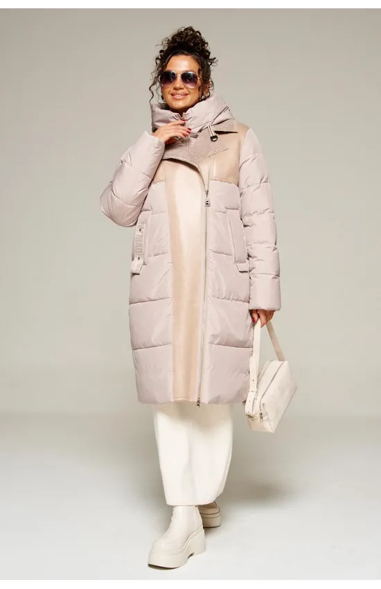 Пальто Beautiful & Free 8011 песочный песочный