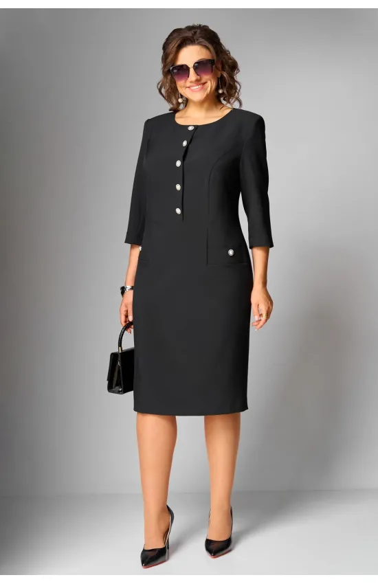 Платье Орхидея Люкс 1625 Черный