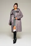 Пальто Beautiful & Free 8023 дымчато-лиловый Пальто Beautiful & Free 8023 дымчато-лиловый
