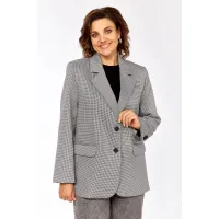 Пиджак Rishelie 1014 чёрный+белый