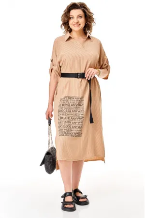 Платье Michel Chic 2167 бежевый new