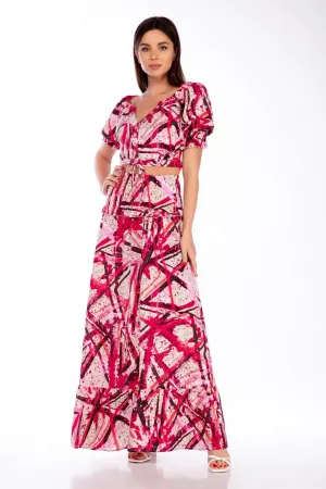 Костюм LaKona голубой в полоску