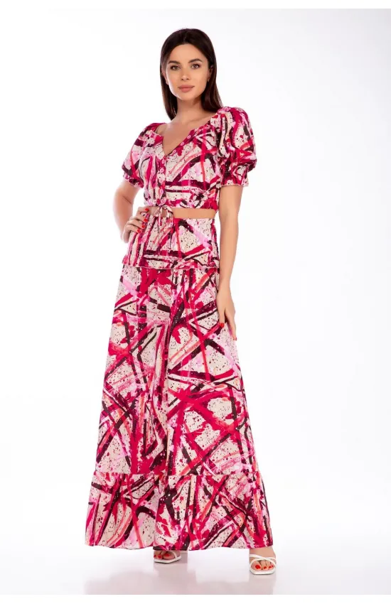 Костюм LaKona голубой в полоску