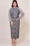 Костюм Mira Fashion 5602 оттенки серого