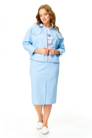 Костюм T&N 7636А голубой