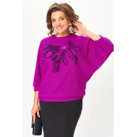 Костюм Michel Chic 1407 пурпурный+черный