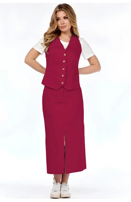 Костюм Милора-стиль 1205/1 красный