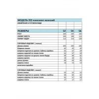 Костюм BAGIRA 933 мята