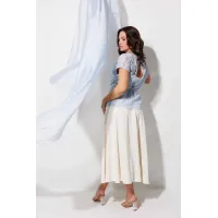 Костюм MisLana 1320 голубой-молочный