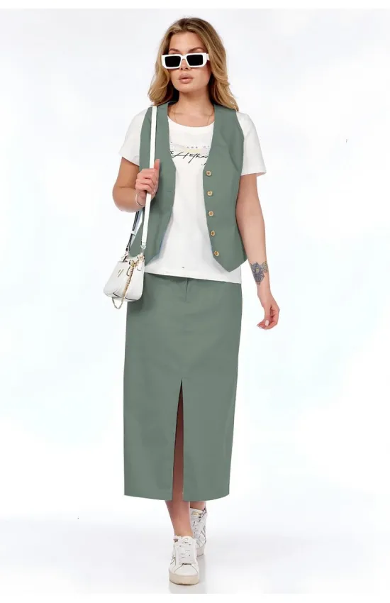 Костюм Милора-стиль 1205/1 мятный