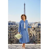 Костюм Лилиана 1513н голубой