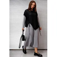 Костюм INVITE 6118 серый+черный