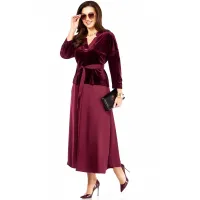 Костюм Taita plus 2533 бургунди