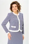 Костюм Svetlana Style 2332 синий_узор+белый