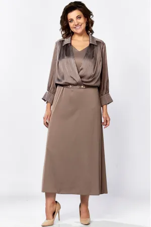 Костюм Mira Fashion 5604 бежевый