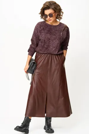 Костюм Карина Делюкс М-1396 коричневый