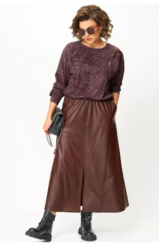 Костюм Карина Делюкс М-1396 коричневый