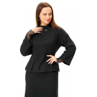 Костюм T&N 7721 черный с блеском.