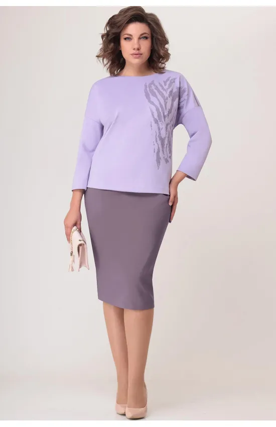 Костюм Мишель стиль 1259 лавандовый