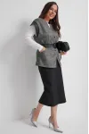 Костюм Магия Моды 2627 серый+черный