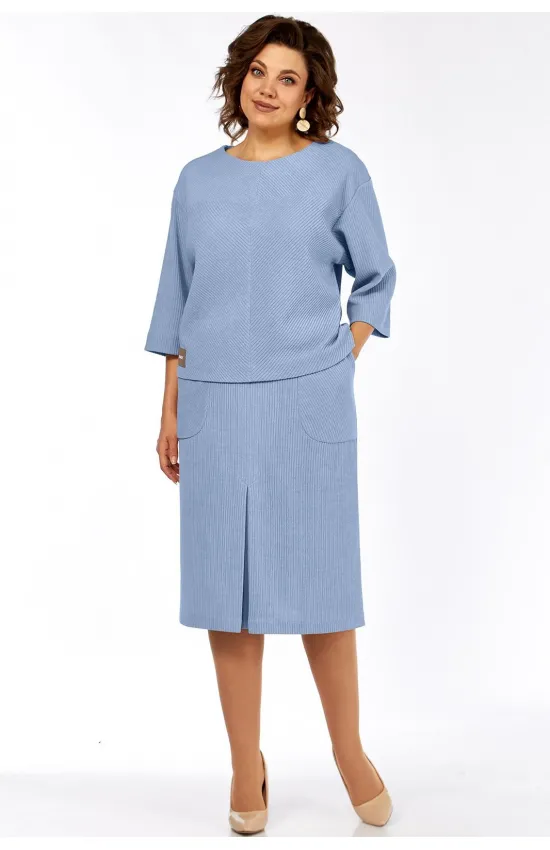 Костюм Элль-стиль 2441/1 голубой