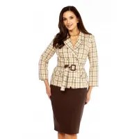 Костюм Милора-стиль 1146/1 шоколад + карамель