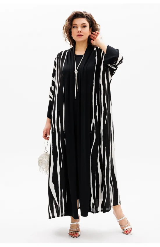 Костюм Michel Chic 1417 чёрно-белый