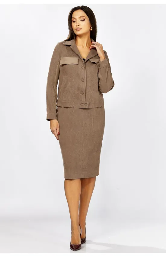 Костюм Мишель стиль 1334 бежевый