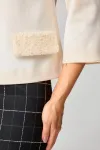 Костюм LAIKONY L-822/25 персиковый+клетка