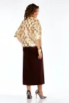 Костюм Ольга Стиль Л433 золото-коричневый