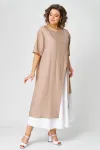 Костюм Ladis Line 1564 кофе+белый