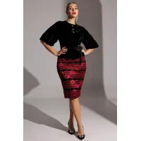 Костюм Мода-Юрс 25-2623 черный+красный