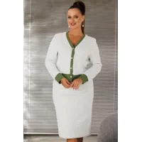 Костюм Галеан Cтиль 903 зеленый орнамент