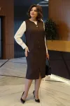 Костюм Alani 2436 коричневый+молоко
