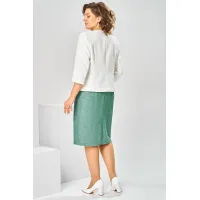 Костюм Romanovich 3-2697 белый/зелень