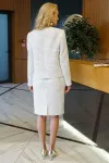 Костюм Alani 2402 молоко с переплетением разноцветных