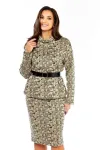 Костюм Милора-стиль 968/1 бежевый Костюм Милора-стиль 968/1 бежевый