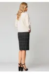 Костюм LAIKONY L-822/25 персиковый+клетка
