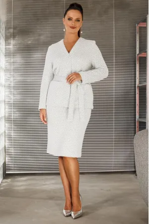 Костюм Галеан Cтиль 914 олива орнамент