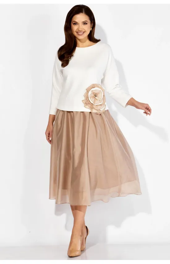 Костюм 1405 молочный, бежевый