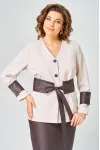 Костюм Vilena fashion 1147 беж+шоколад