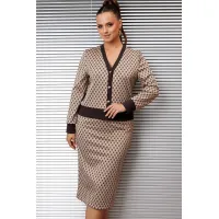 Костюм Галеан Cтиль 903 коричневый