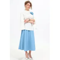 Костюм NikVa 952-2 молоко+голубой