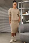 Костюм Галеан Cтиль 990 бежевый Костюм Галеан Cтиль 990 бежевый