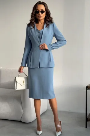 Костюм DilanaVIP 2106/1 голубой